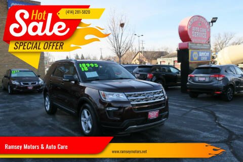 2018 Ford Explorer for sale at Ramsey Motors & Auto Care in Milwaukee WI