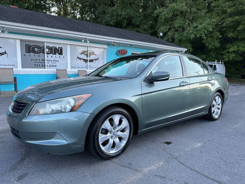 2008 Honda Accord for sale at ICON AUTO SALES in Chesapeake VA
