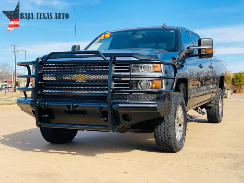 2018 Chevrolet Silverado 2500HD for sale at Baja Texas Auto in Mansfield TX