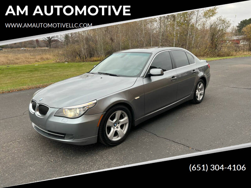 2008 BMW 5 Series for sale at AM AUTOMOTIVE in Forest Lake MN