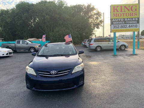 2013 Toyota Corolla for sale at King Motors Auto Sales LLC in Mount Dora FL