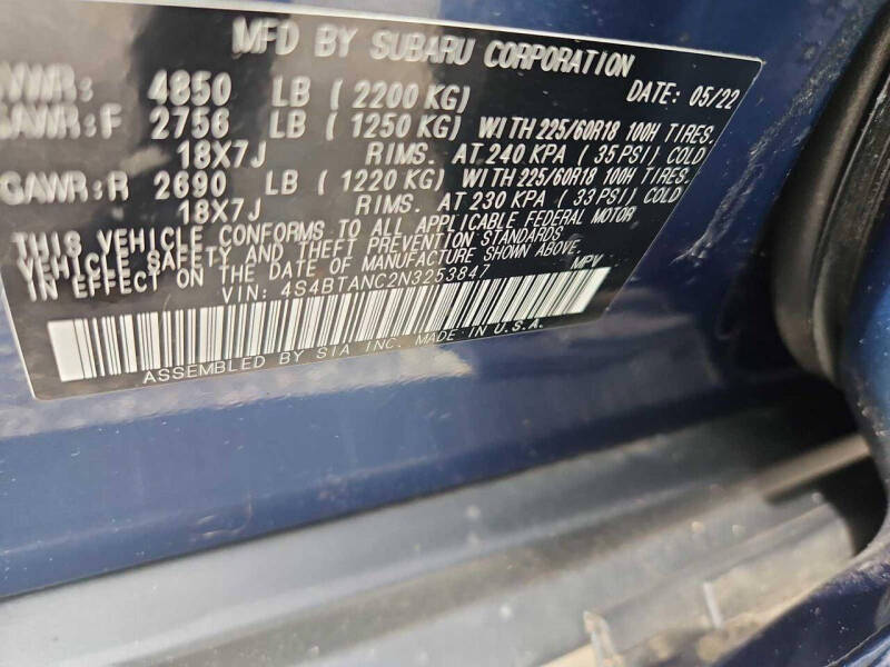 2022 Subaru Outback Limited