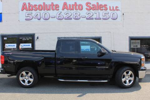 2014 Chevrolet Silverado 1500 for sale at Absolute Auto Sales in Fredericksburg VA