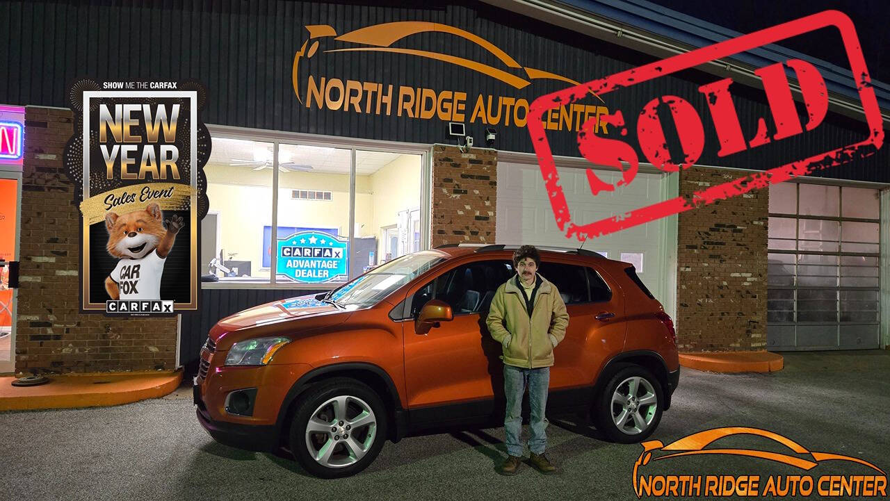 2015 Chevrolet Trax for sale at North Ridge Auto Center LLC in Madison, OH