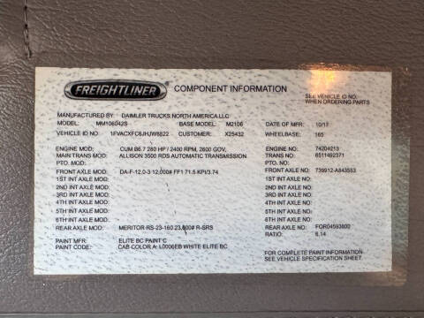 2018 Freightliner M2 106