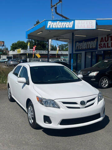 2013 Toyota Corolla for sale at Preferred Motors, Inc. in Tacoma WA