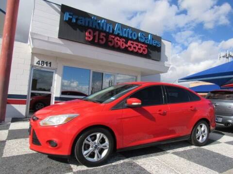 2013 Ford Focus for sale at Franklin Auto Sales in El Paso TX