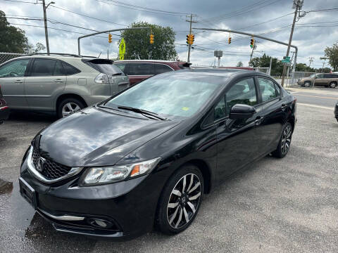 2015 Honda Civic for sale at American Best Auto Sales in Uniondale NY