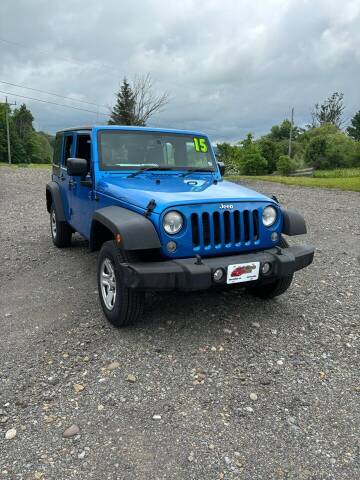 2015 Jeep Wrangler Unlimited for sale at ALL WHEELS DRIVEN in Wellsboro PA