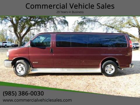 2005 Chevrolet Express Passenger for sale at Commercial Vehicle Sales in Ponchatoula LA