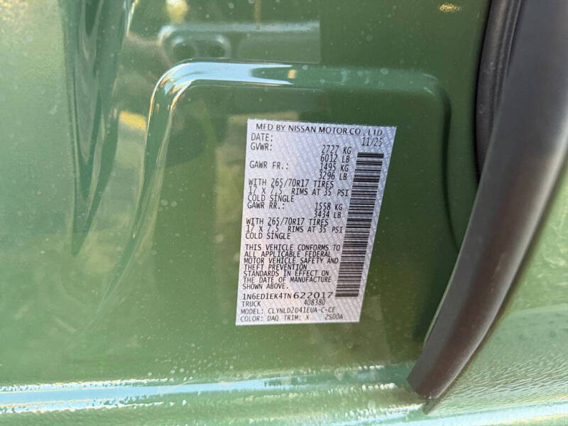 2026 Nissan Frontier PRO-4X