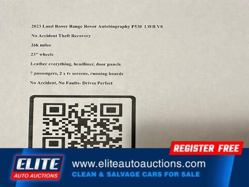 2023 Land Rover Range Rover