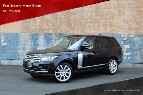 2016 Land Rover Range Rover for sale at Four Seasons Motor Group in Swampscott MA