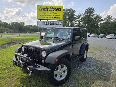 2016 Jeep Wrangler for sale at Lewis Motors LLC in Deridder LA