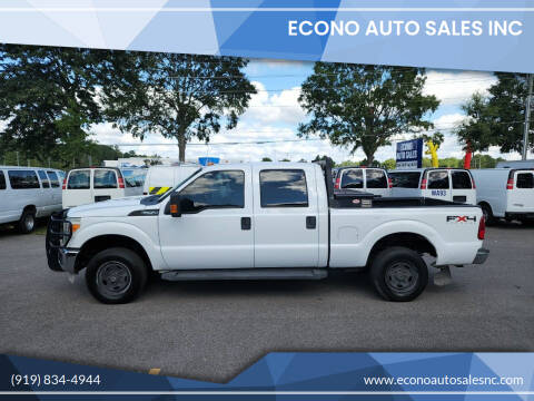 2011 Ford F-250 Super Duty for sale at Econo Auto Sales Inc in Raleigh NC