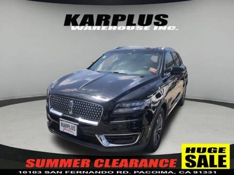 2020 Lincoln Nautilus for sale at Karplus Warehouse in Pacoima CA