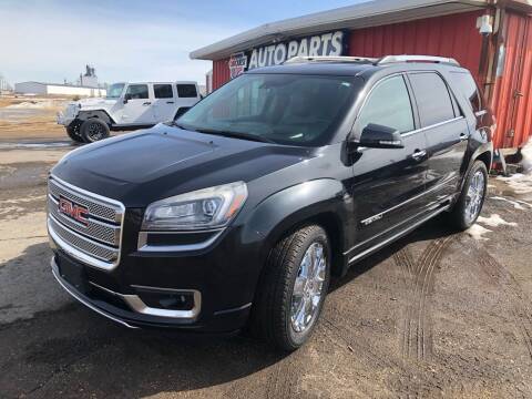 2014 GMC Acadia for sale at Highway 13 One Stop Shop/R & B Motorsports in Jamestown ND