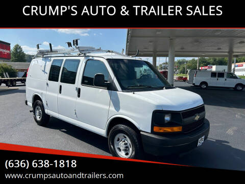 2015 Chevrolet Express for sale at CRUMP'S AUTO & TRAILER SALES in Crystal City MO