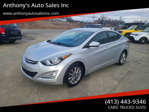 2014 Hyundai Elantra for sale at Anthony's Auto Sales Inc in Pittsfield MA