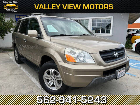 2005 Honda Pilot for sale at Valley View Motors in Whittier CA