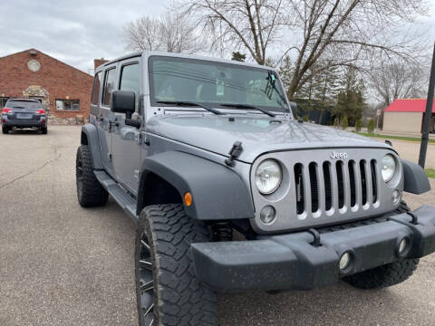 2016 Jeep Wrangler Unlimited for sale at Axis Auto Sale in Stillwater MN