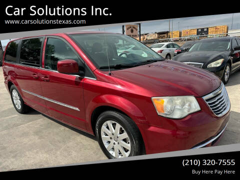 2014 Chrysler Town and Country for sale at Car Solutions Inc. in San Antonio TX