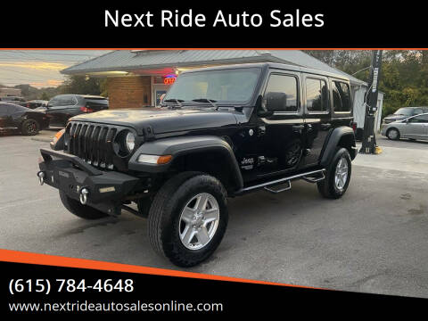 2019 Jeep Wrangler Unlimited for sale at Next Ride Auto Sales in Lebanon TN