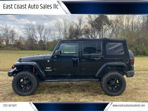 2013 Jeep Wrangler Unlimited for sale at East Coast Auto Sales llc in Virginia Beach VA
