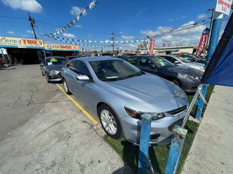 2018 Chevrolet Malibu for sale at ROMO'S AUTO SALES in Los Angeles CA