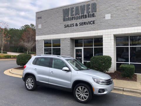 2013 Volkswagen Tiguan for sale at Weaver Motorsports Inc in Cary NC