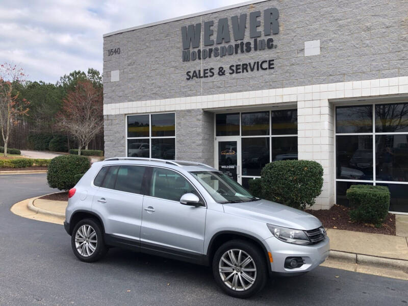 2013 Volkswagen Tiguan for sale at Weaver Motorsports Inc in Cary NC