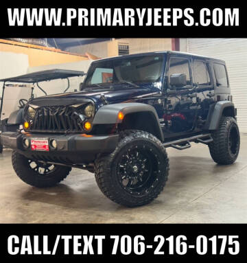 2013 Jeep Wrangler Unlimited for sale at Primary Jeep Argo Powersports Golf Carts in Dawsonville GA