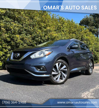 2015 Nissan Murano for sale at Omar's Auto Sales in Martinez GA