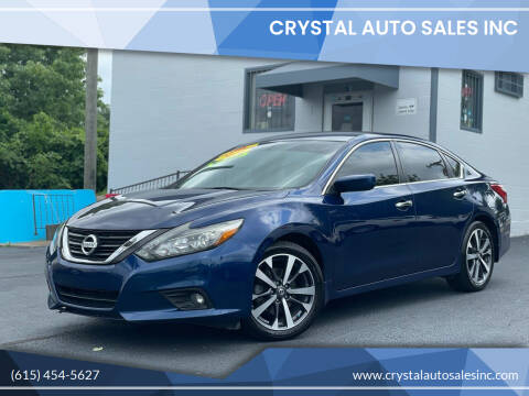 2016 Nissan Altima for sale at Crystal Auto Sales Inc in Nashville TN