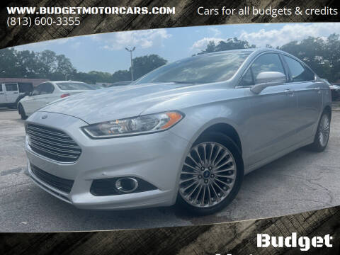 2014 Ford Fusion for sale at Budget Motorcars in Tampa FL