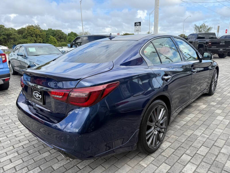 2023 Infiniti Q50 Red Sport 400