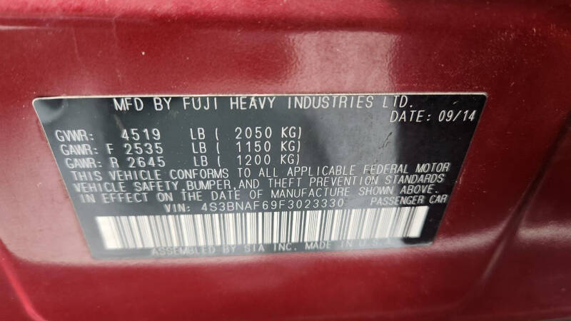 2015 Subaru Legacy 2.5i Premium