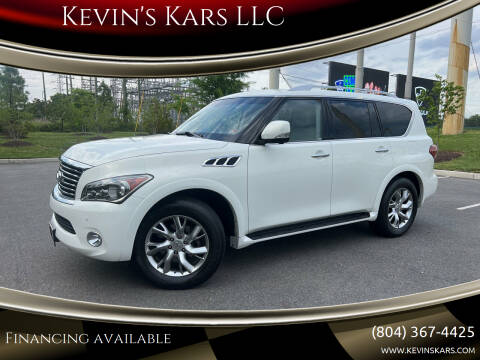 2013 Infiniti QX56 for sale at Kevin's Kars LLC in Richmond VA