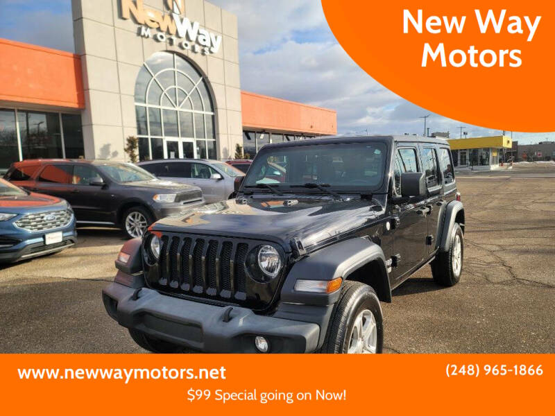 2019 Jeep Wrangler Unlimited for sale at New Way Motors in Ferndale MI