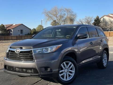 2015 Toyota Highlander for sale at INVICTUS MOTOR COMPANY in West Valley City UT