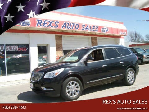2013 Buick Enclave for sale at Rex's Auto Sales in Junction City KS