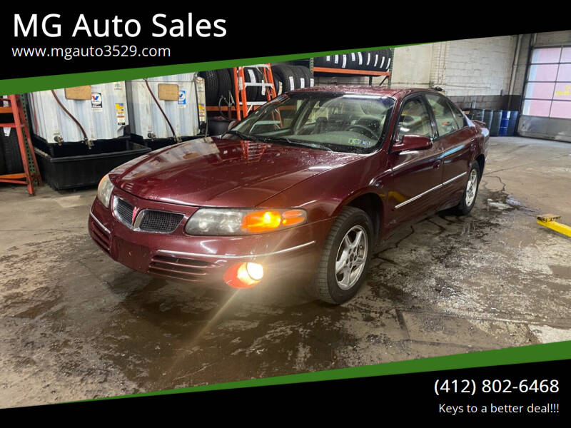 2001 Pontiac Bonneville for sale at MG Auto Sales in Pittsburgh PA
