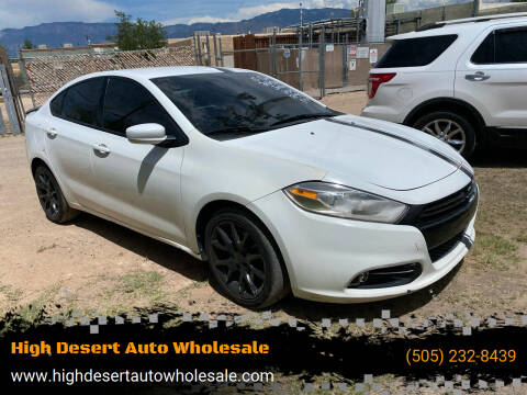 2013 Dodge Dart for sale at High Desert Auto Wholesale in Albuquerque NM