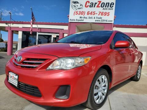 2013 Toyota Corolla for sale at CarZone in Marysville CA