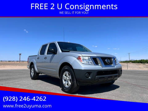 2013 Nissan Frontier for sale at FREE 2 U Consignments in Yuma AZ
