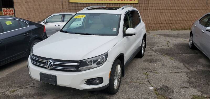2014 Volkswagen Tiguan for sale at Beacon Auto Sales Inc in Worcester MA