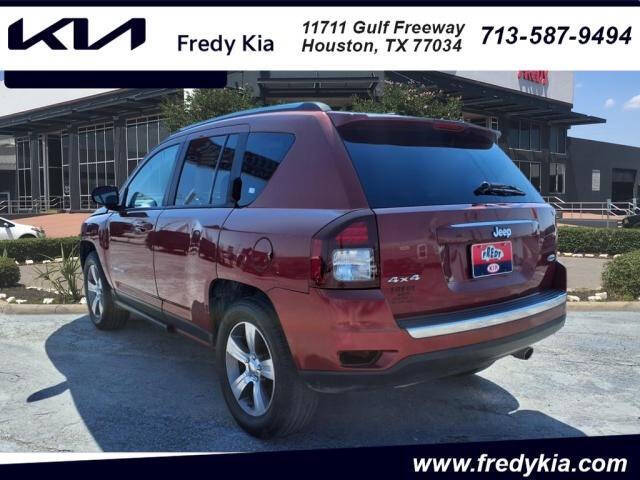 Used 2017 Jeep Compass High Altitude with VIN 1C4NJDEB6HD112889 for sale in Houston, TX