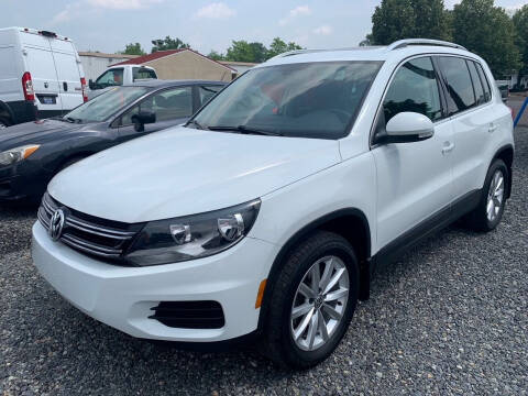 2017 Volkswagen Tiguan for sale at NELLYS AUTO SALES in Souderton PA