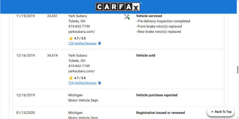 2017 Subaru Outback 2.5i Limited