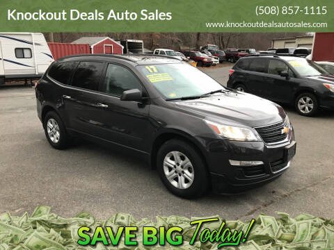 2017 Chevrolet Traverse for sale at Knockout Deals Auto Sales in West Bridgewater MA